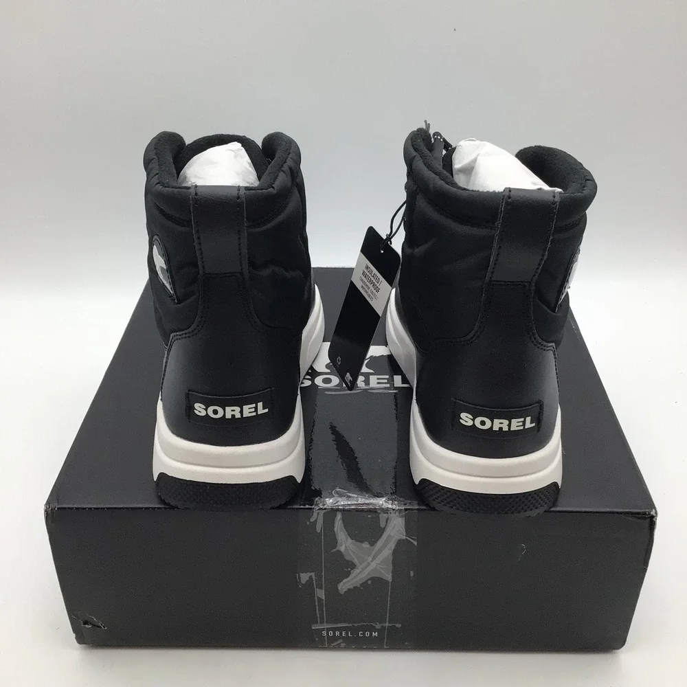 Sorel Youth Whitney III Size‎ 3 Black Waterproof Insulated Boots NY5288-010 NEW